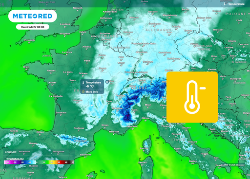 M&eacute;t&eacute;o en France : de l'air polaire garanti jusqu'au dimanche 29 ! A quelle heure exactement fera-t-il le plus froid ?