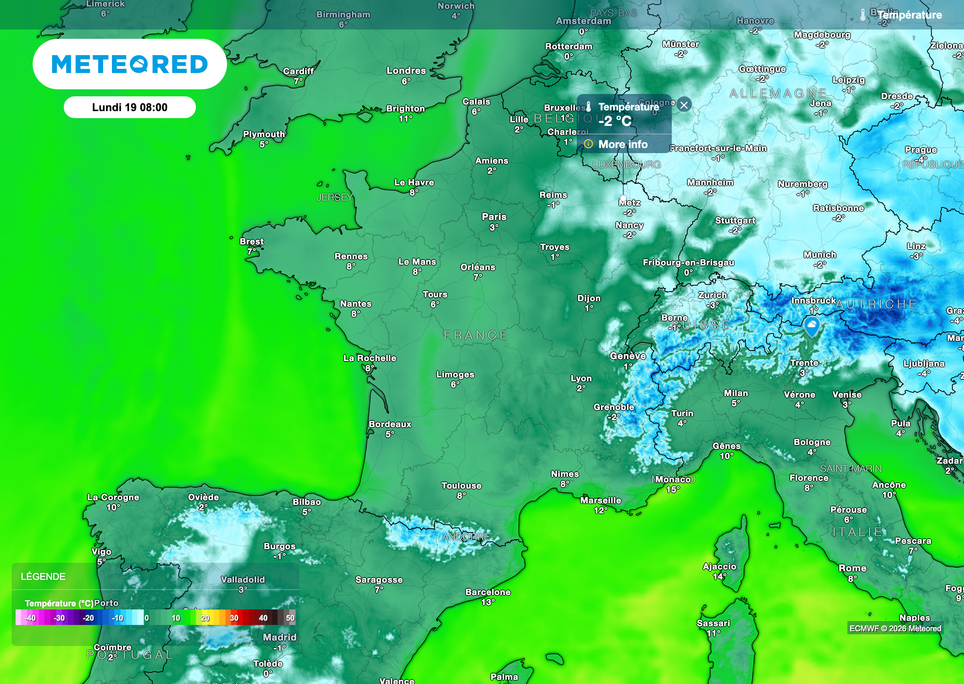 Gelées toujours d'actualité dans le nord-est de la France.