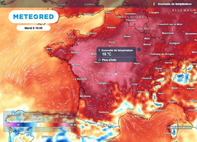 M&eacute;t&eacute;o en France : d&eacute;couvrez les r&eacute;gions les plus concern&eacute;es par la chaleur ce mardi