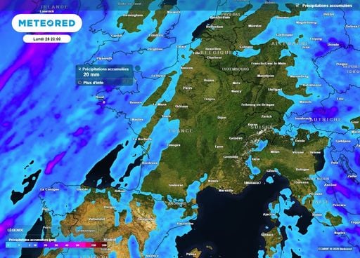 M&eacute;t&eacute;o en France : des pluies et des orages attendus d&egrave;s dimanche soir et lundi, d&eacute;couvrez les r&eacute;gions concern&eacute;es