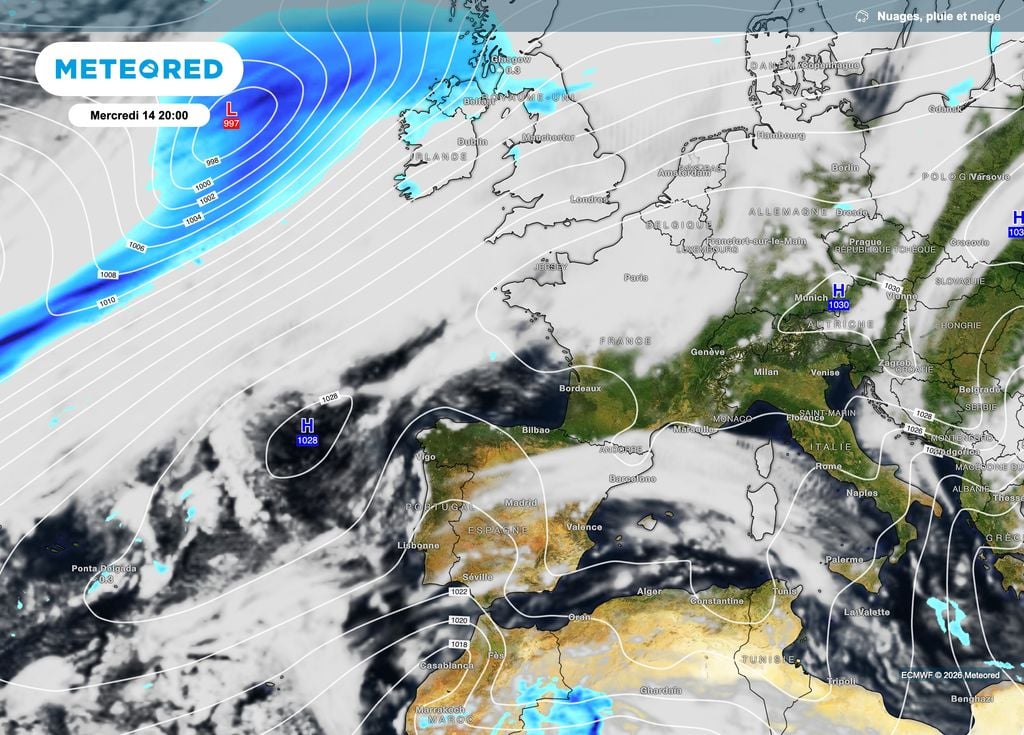 L'anticyclone va se montrer de plus en plus présent.