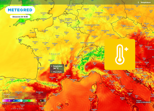 M&eacute;t&eacute;o en France : la chaleur va s&rsquo;intensifier &agrave; nouveau dimanche, deux r&eacute;gions du Sud particuli&egrave;rement vis&eacute;es