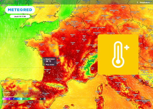 M&eacute;t&eacute;o en France : les signaux vers une canicule durable s&rsquo;accumulent, voici les r&eacute;gions concern&eacute;es