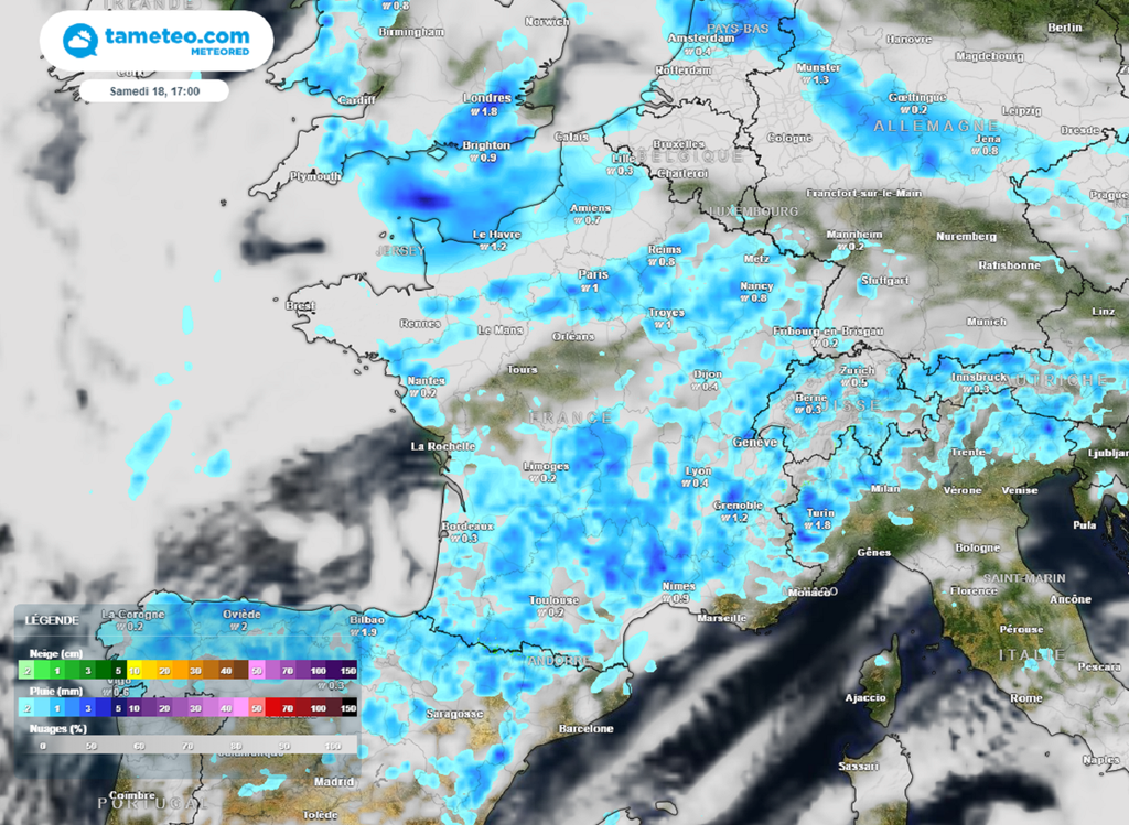 Pour ce week-end de Pentecôte, attendez-vous à de fréquentes averses sur l'ensemble du territoire, dans une atmosphère un peu juste pour la saison...