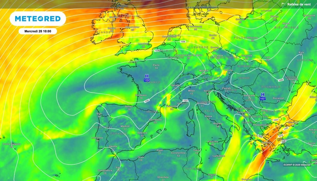 Une cellule anticyclonique va remonter sur le pays ! Une cellule anticyclonique va remonter sur le pays !