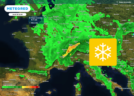 M&eacute;t&eacute;o en France : un risque de giboul&eacute;es de neige en plaine d&egrave;s mercredi ? D&eacute;couvrez les 6 r&eacute;gions concern&eacute;es