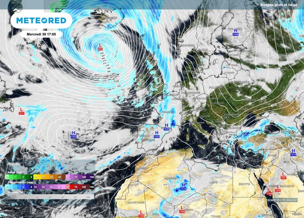 Régime légèrement dépressionnaire pour le milieu de semaine... avant le retour de l'anticyclone ! Régime légèrement dépressionnaire pour le milieu de semaine... avant le retour de l'anticyclone !