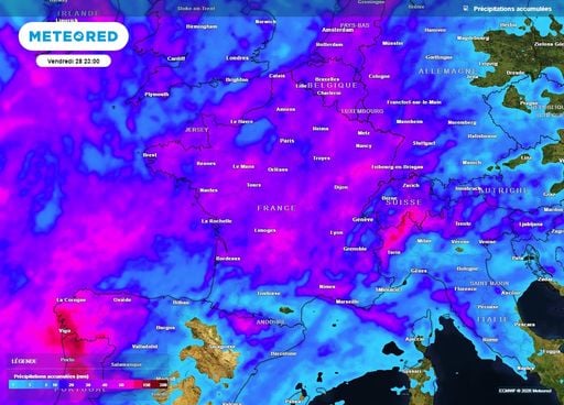 M&eacute;t&eacute;o en France : une d&eacute;pression va causer de nouveaux orages violents et des pluies abondantes d&egrave;s mercredi