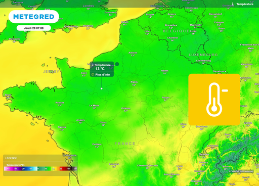 M&eacute;t&eacute;o en France : une fra&icirc;cheur bienvenue ce jeudi matin, 9 grandes villes du Nord sous les 15&deg;C