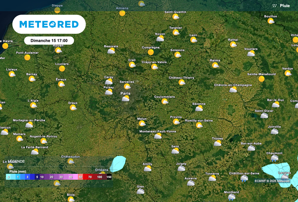 Retour de belles éclaircies dimanche en Île-de-France.