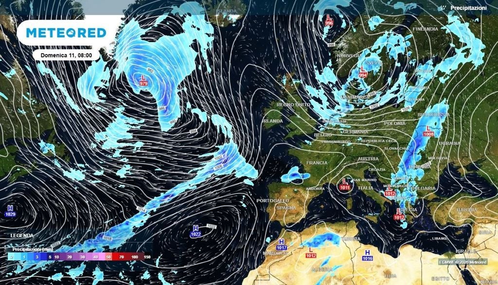 Ottobre. In particolare, nell’ultima parte del mese, il flusso atlantico sarà particolarmente attivo, favorendo episodi di maltempo a carattere autunnale, con piogge a tratti abbondanti soprattutto lungo i versanti tirrenici.