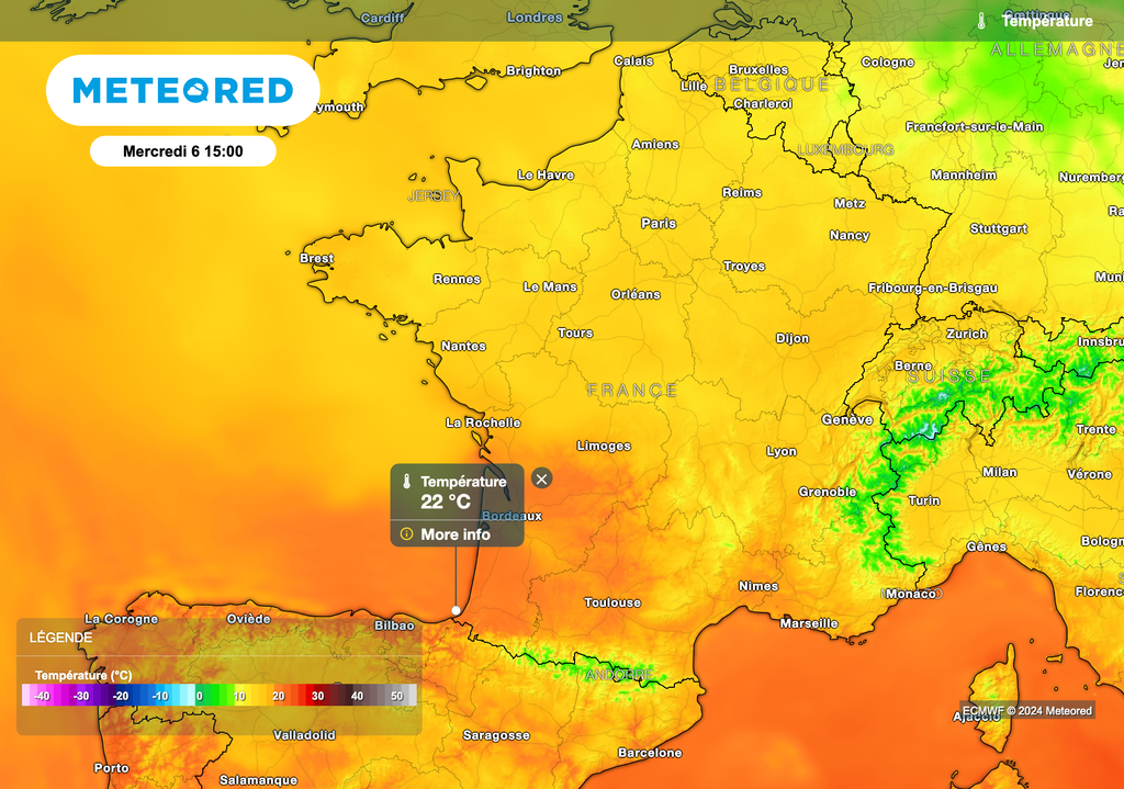 Belle douceur dans le sud-ouest de la France ce mercredi après-midi sous un soleil généreux.