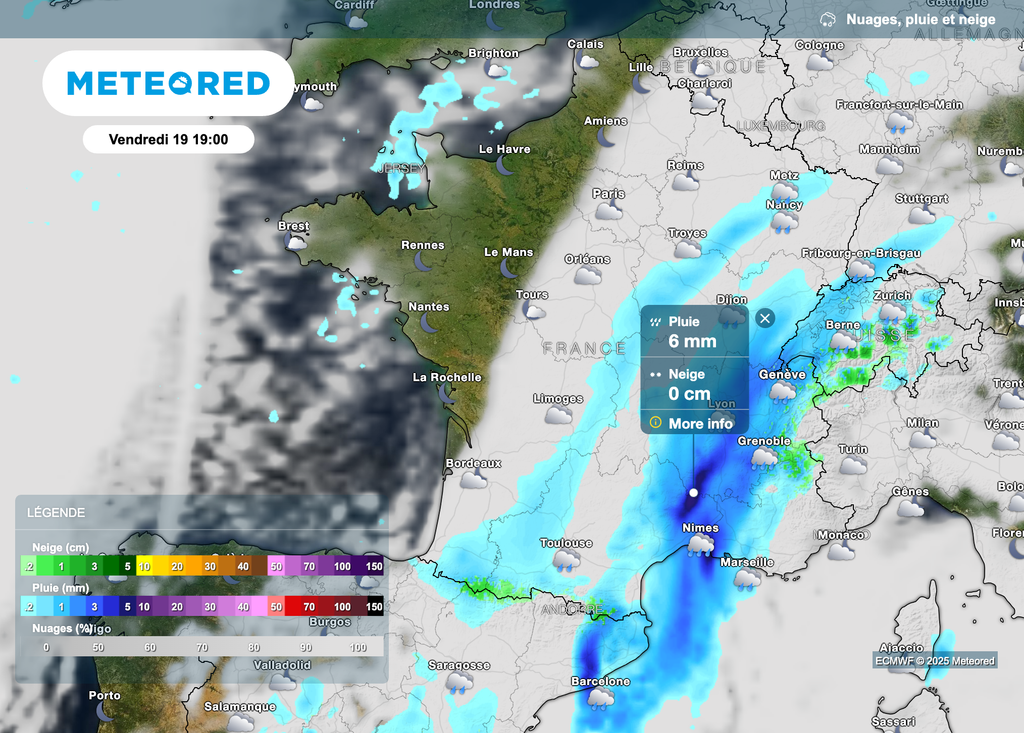 De nouvelles intempéries envisagées en fin de semaine dans le sud-est ! De nouvelles intempéries envisagées en fin de semaine dans le sud-est !