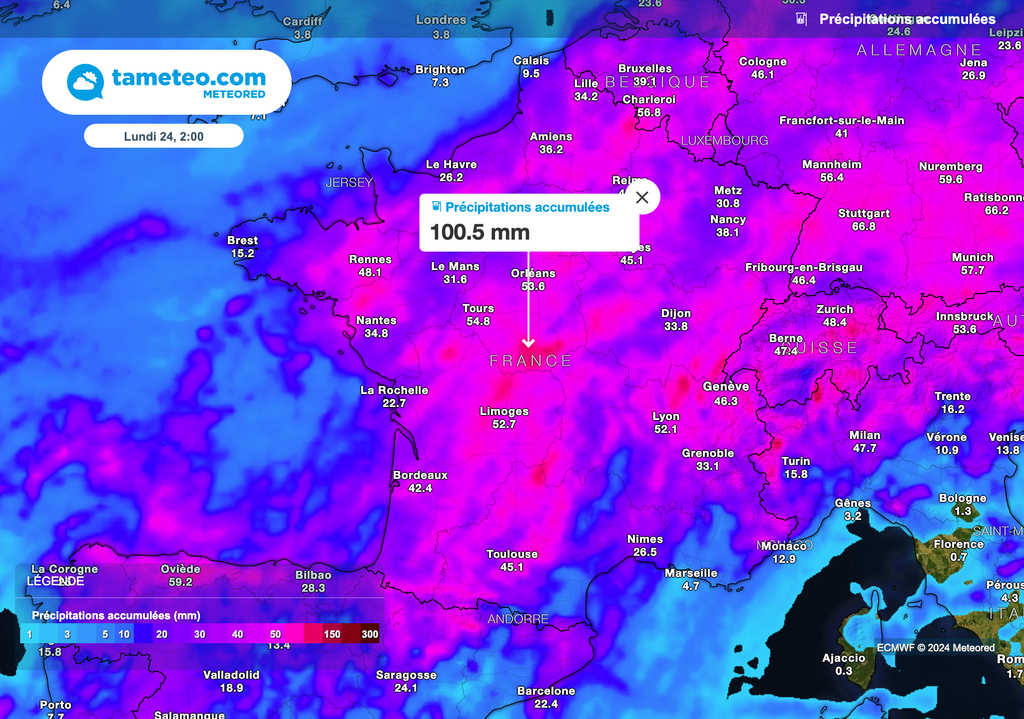 Fortes pluies attendues au cours des prochains jours ! Fortes pluies attendues au cours des prochains jours !