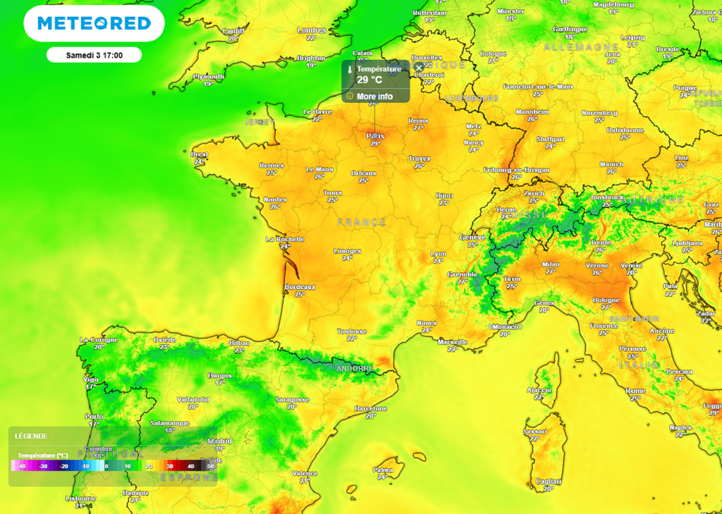 Entre vendredi et samedi, les maximales s'approcheront localement des 30°C à l'ombre ! Entre vendredi et samedi, les maximales s'approcheront localement des 30°C à l'ombre !