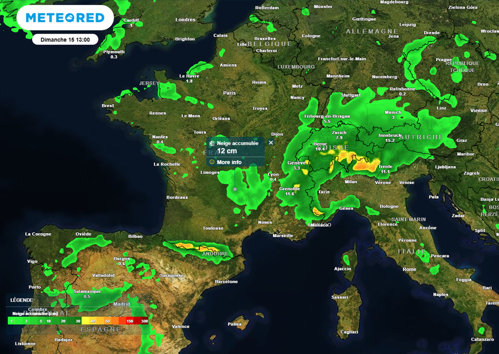 La neige fera son retour sur tous les reliefs, parfois à basse altitude.