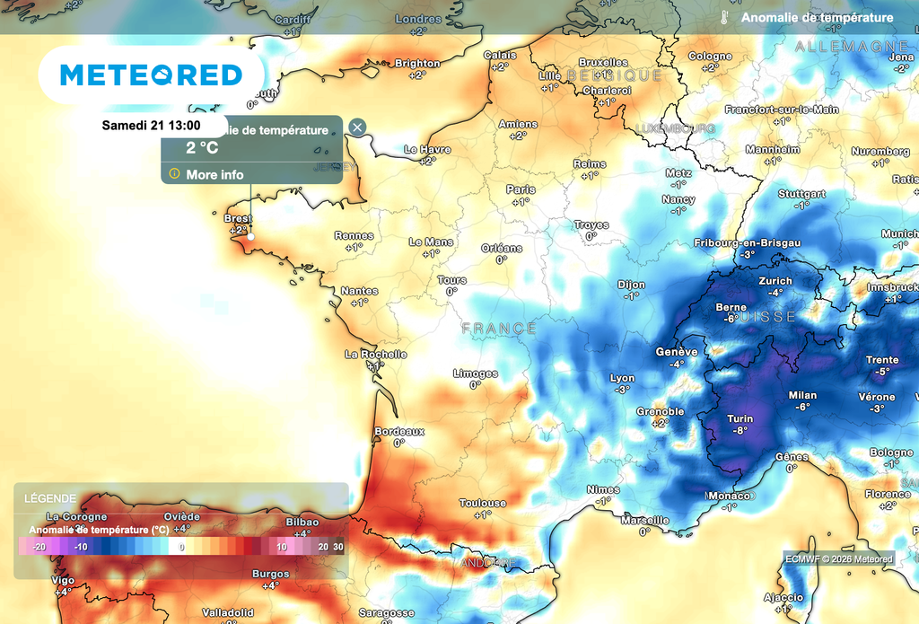 Vers une baisse importante des températures en fin de semaine !