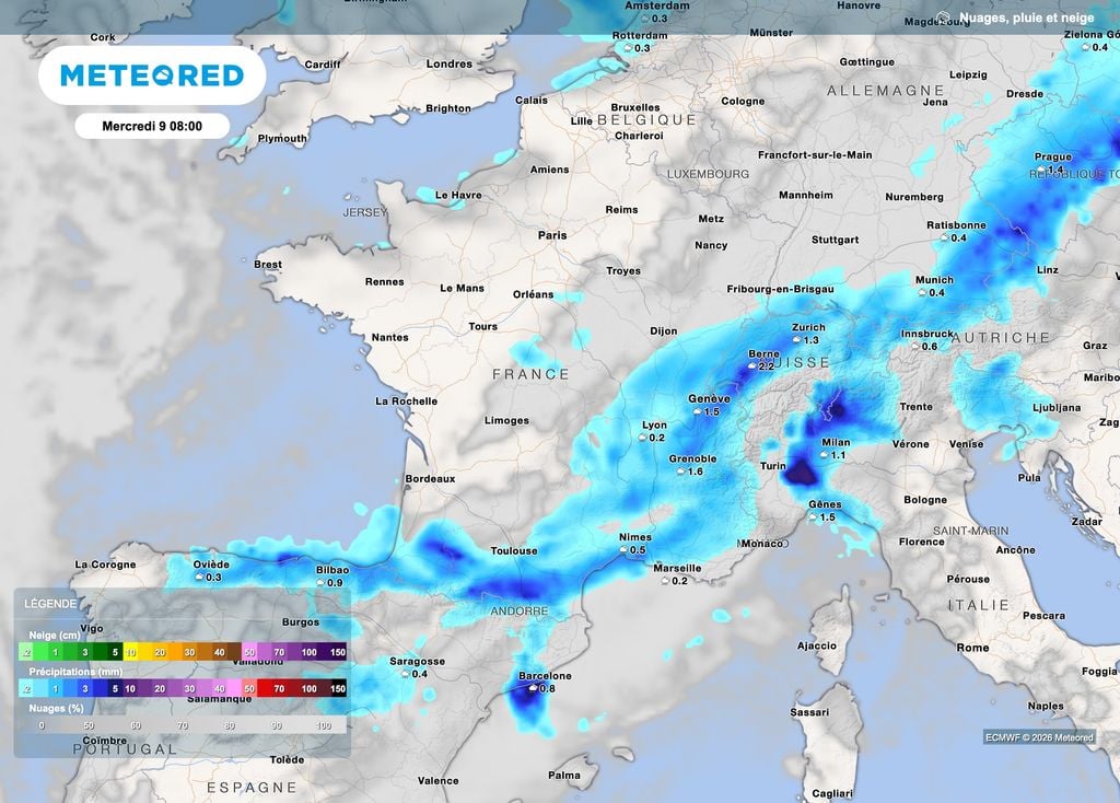 Des pluies et orages prévus dans la nuit de mardi à mercredi su rle quart sud-est. Des pluies et orages prévus dans la nuit de mardi à mercredi su rle quart sud-est.