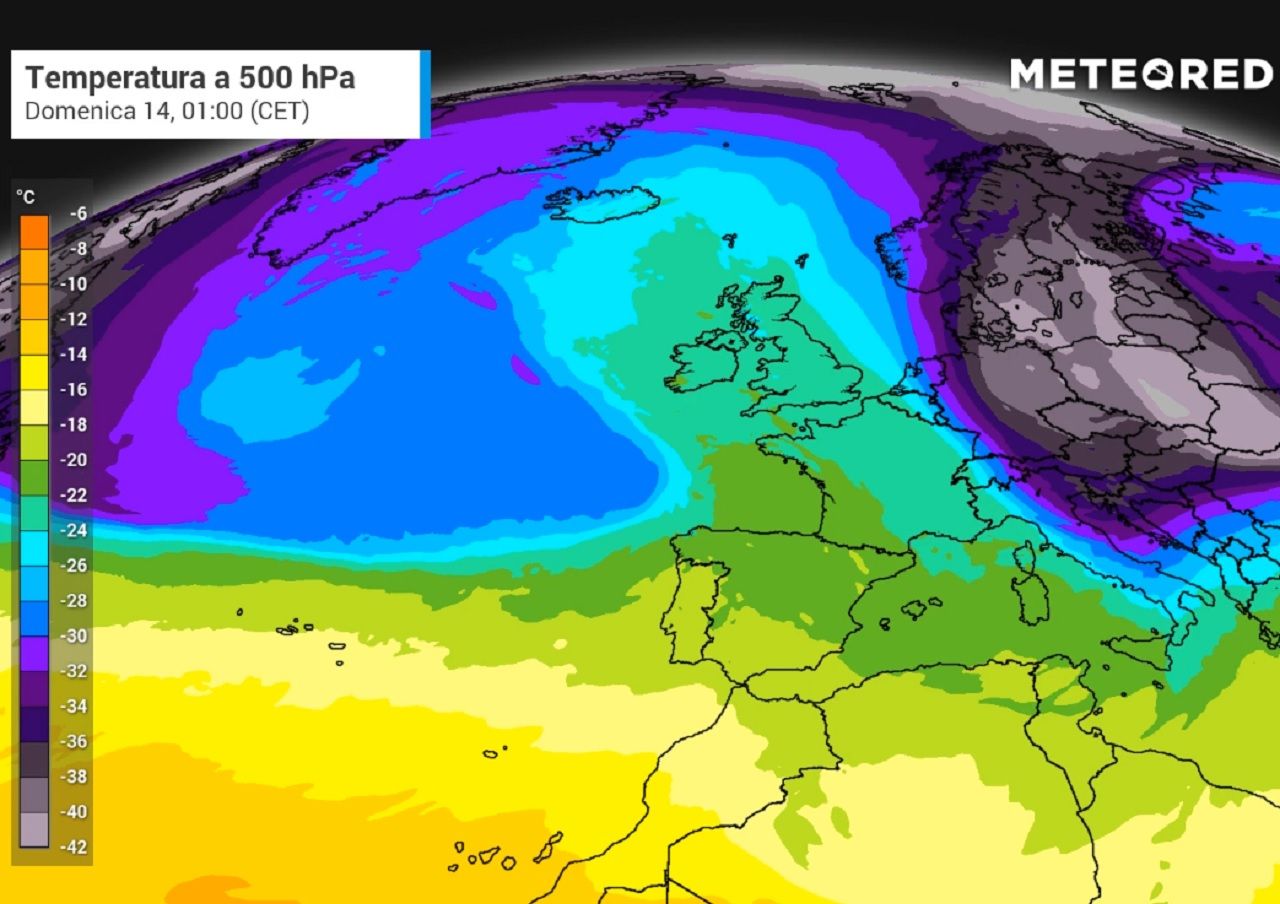 I modelli ECMWF ipotizzano per sabato 13 febbraio l'arrivo sull'Italia di aria gelida dalla Russia.