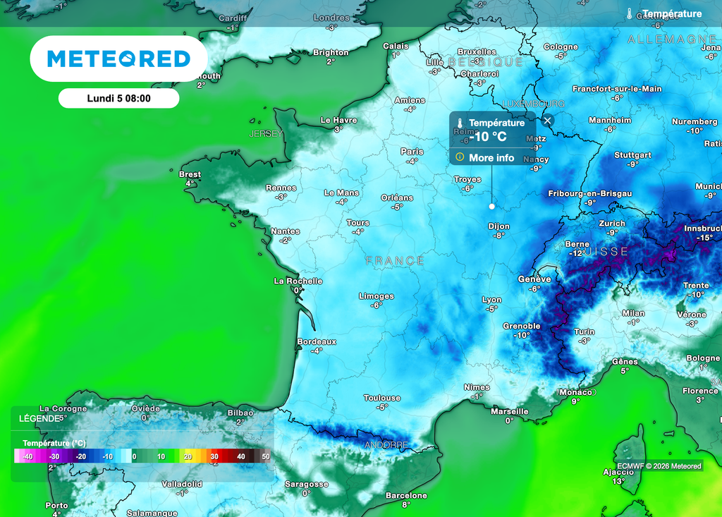Gelées parfois très fortes demain matin !
