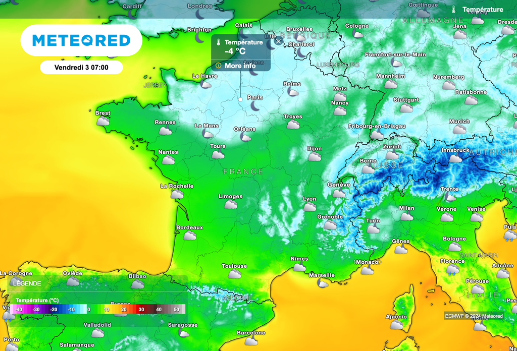 Des gelées parfois fortes attendues vendredi matin. Des gelées parfois fortes attendues vendredi matin.
