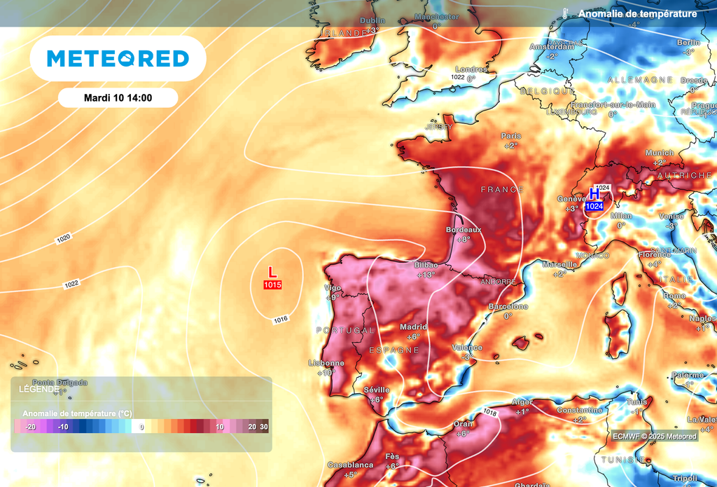 Forte hausse des températures la semaine prochaine sur toute la France.