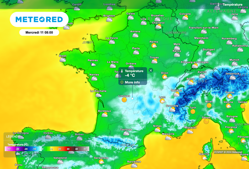Quelques gelées de retour mercredi matin dans le sud de la France. Quelques gelées de retour mercredi matin dans le sud de la France.