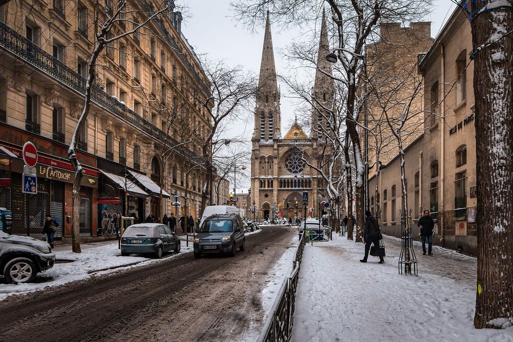 neige paris