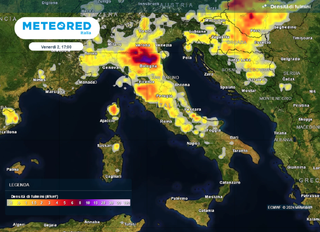 Il meteo in Italia la prossima settimana: temperature vicine ai 40°C, ma forti temporali apriranno agosto