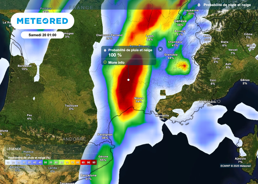 Très fortes pluies cette nuit sur le Languedoc et les Cévennes ! Très fortes pluies cette nuit sur le Languedoc et les Cévennes !
