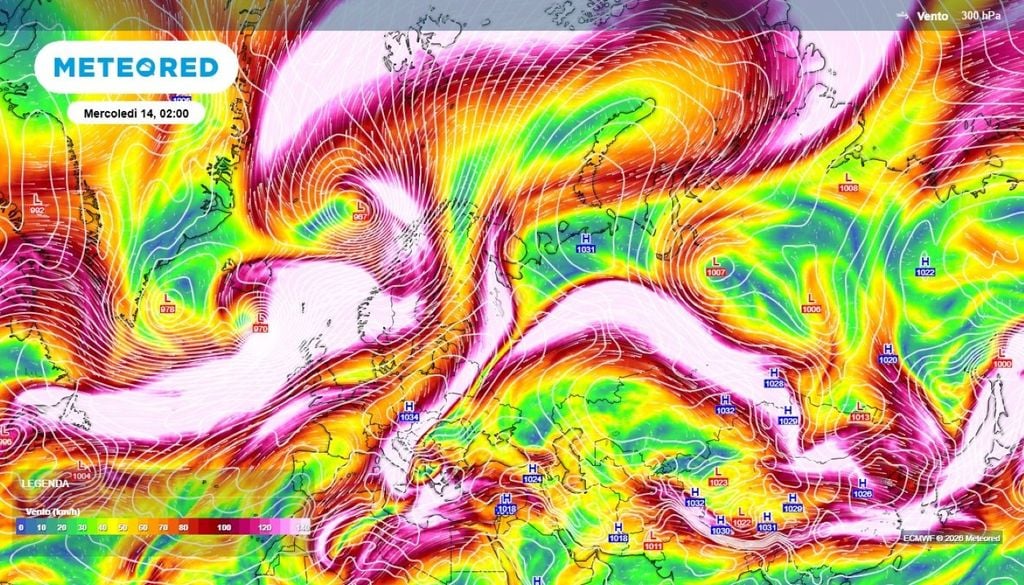 Onda di Rossby. L'onda di Rossby che risale fino al Mare di Barents, rompendosi, isolerebbe un potente blocco di alta pressione tra l’Europa centrale e la Scandinavia. Una volta instaurato, questo anticiclone dominerebbe la circolazione su gran parte dell’Europa centro-settentrionale, favorendo condizioni di stabilità prolungata.
