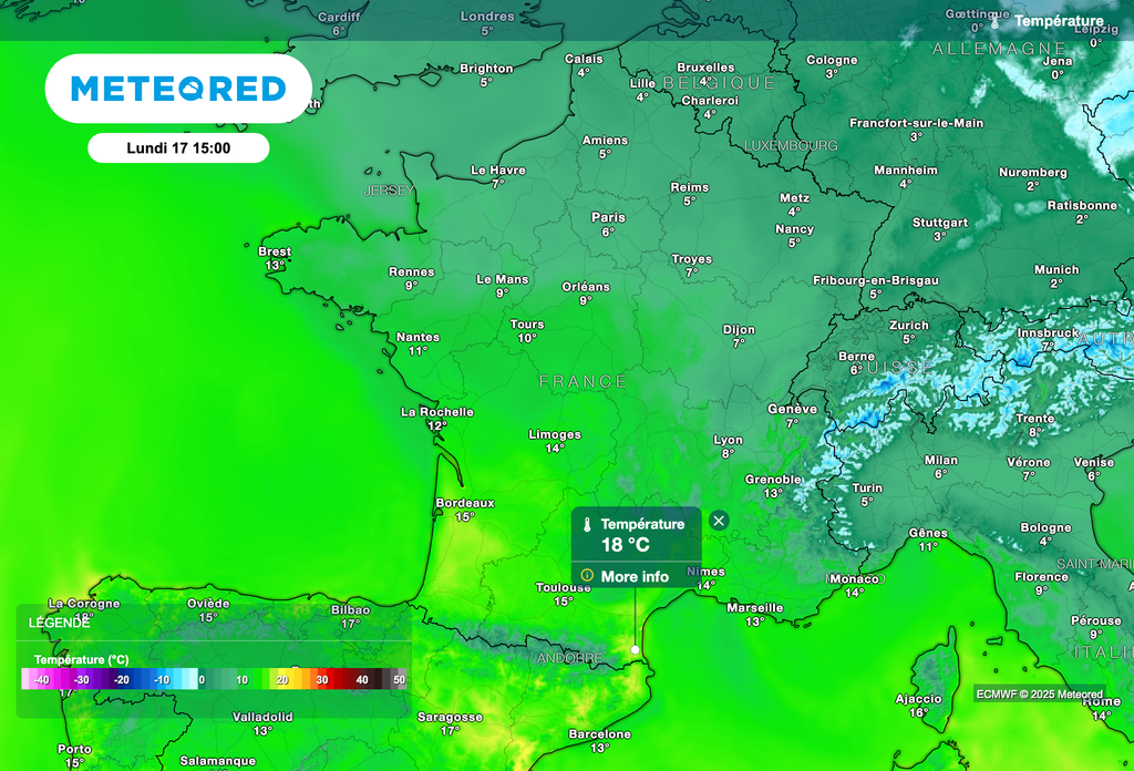 Grande douceur dans le sud de la France cet après-midi ! Grande douceur dans le sud de la France cet après-midi !