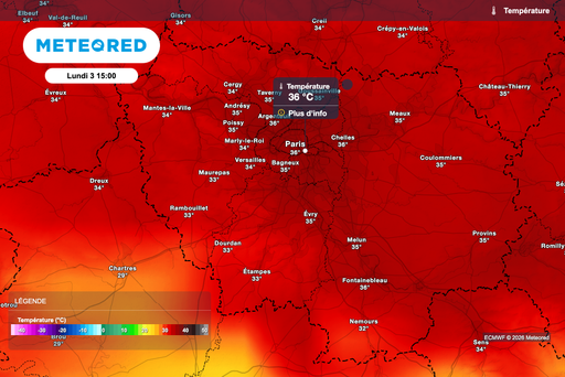 M&eacute;t&eacute;o : jusqu&rsquo;&agrave; 37 &deg;C &agrave; Paris cet apr&egrave;s-midi, le spectre de la canicule revient en &Icirc;le-de-France