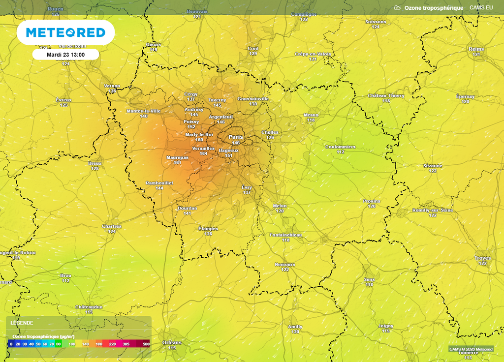 L'ouest de la région parisienne est l'une des zones les plus polluées de France L'ouest de la région parisienne est l'une des zones les plus polluées de France