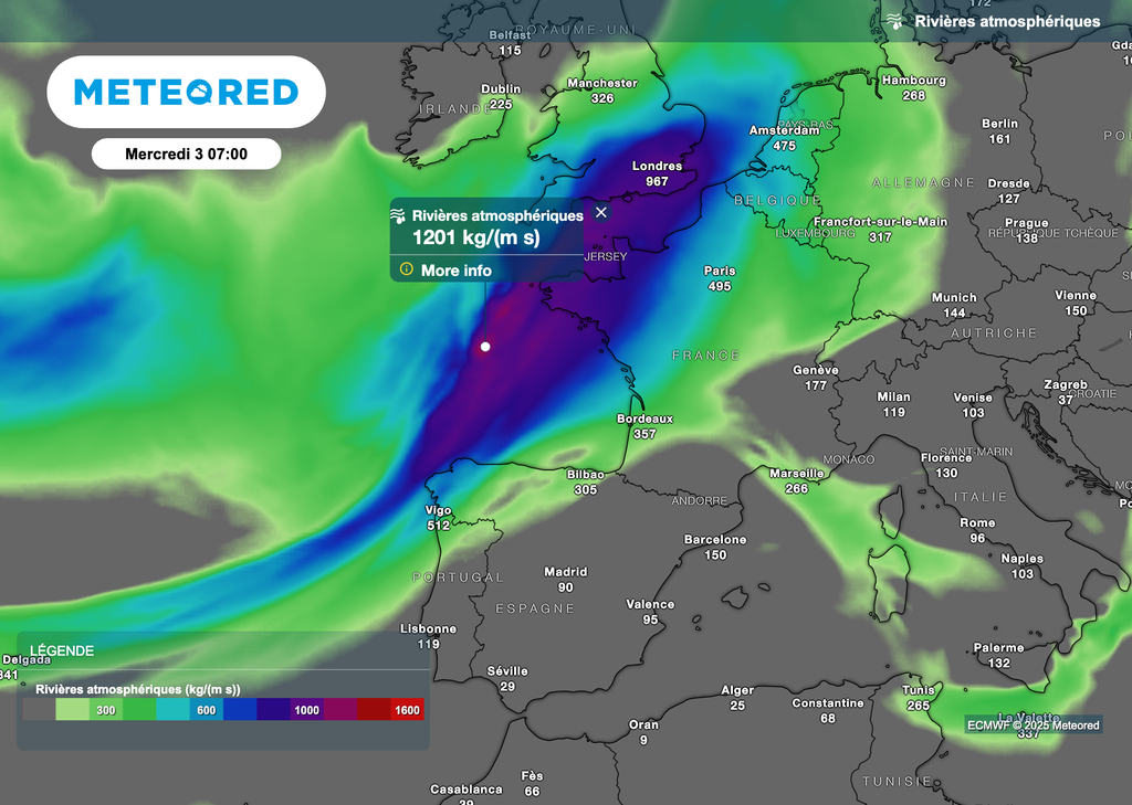 Une nouvelle dégradation chargée en humidité attendue demain dans le nord-ouest du pays.