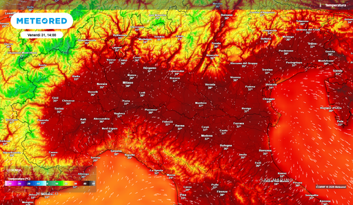 Meteo, tra oggi e domani la Pianura Padana diventer&agrave; un forno a cielo aperto: temperature fino a 40&deg;C