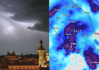 Allerta meteo Lazio, massima attenzione da stanotte: temporali molto violenti con oltre 70 mm di pioggia anche su Roma