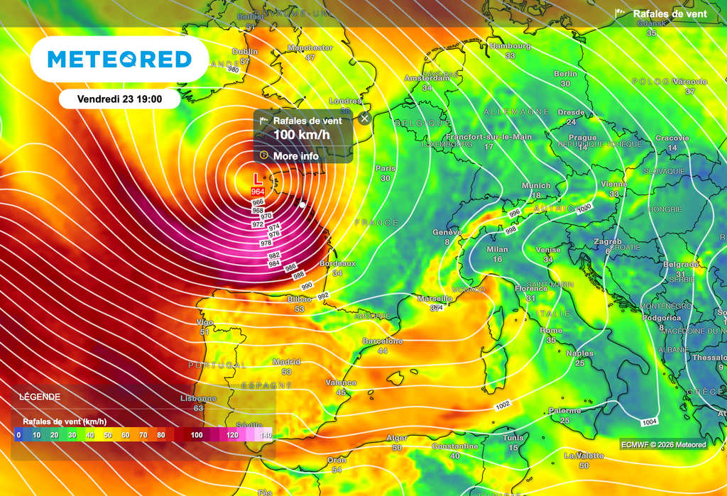 Nouveau fort coup de vent vendredi dans le nord-ouest de la France !