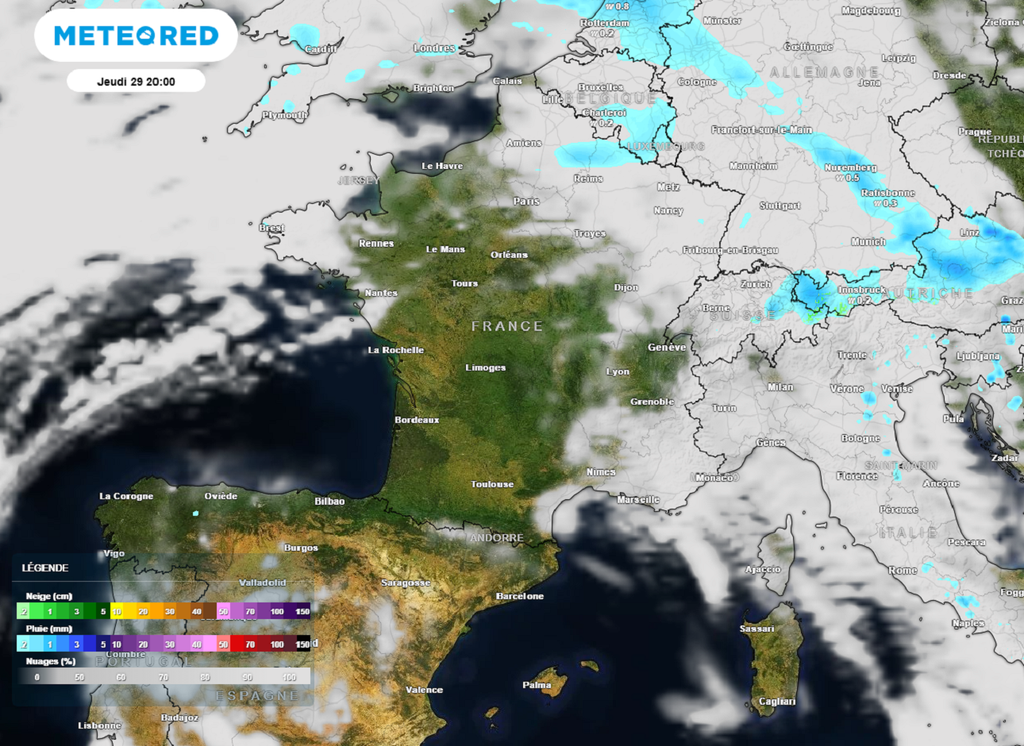 L'anticyclone s'imposera réellement à partir de jeudi, par les régions de l'ouest. L'anticyclone s'imposera réellement à partir de jeudi, par les régions de l'ouest.