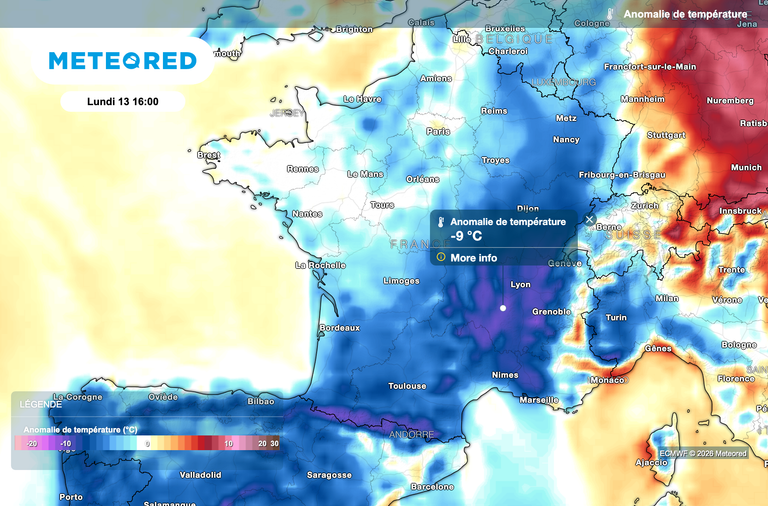 M&eacute;t&eacute;o : le mod&egrave;le europ&eacute;en annonce une forte hausse des temp&eacute;ratures en France d&egrave;s demain. Le froid peut-il revenir ?