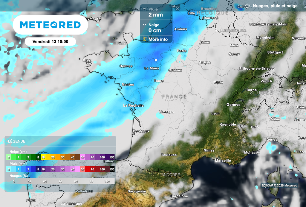 Une nouvelle perturbation attendue vendredi !
