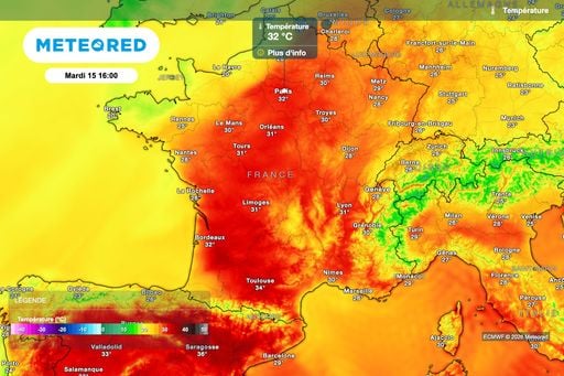M&eacute;t&eacute;o : le pic de chaleur est attendu demain en France ! Il fera entre 30 et 35 &deg;C dans ces 20 villes