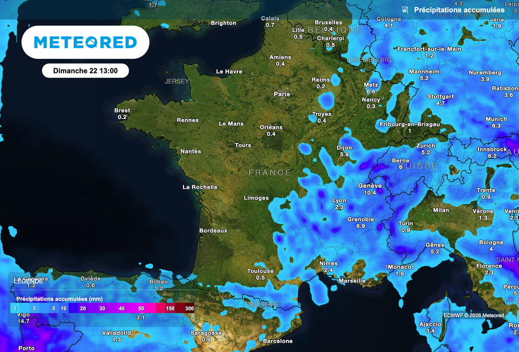 Temps sec cette semaine sur la région parisienne !