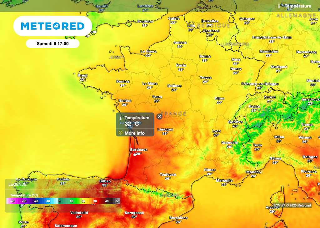Retour des fortes chaleurs samedi dans le sud-ouest de la France.