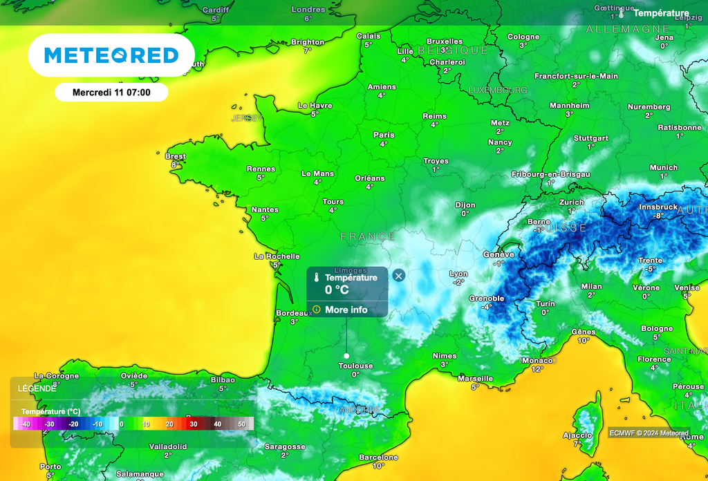 Quelques gelées attendues ce mercredi matin en France.