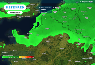 Météo : les chutes de neige vont se poursuivre au cours des prochaines heures en France ! Jusqu'à 20 centimètres ? Où ? 