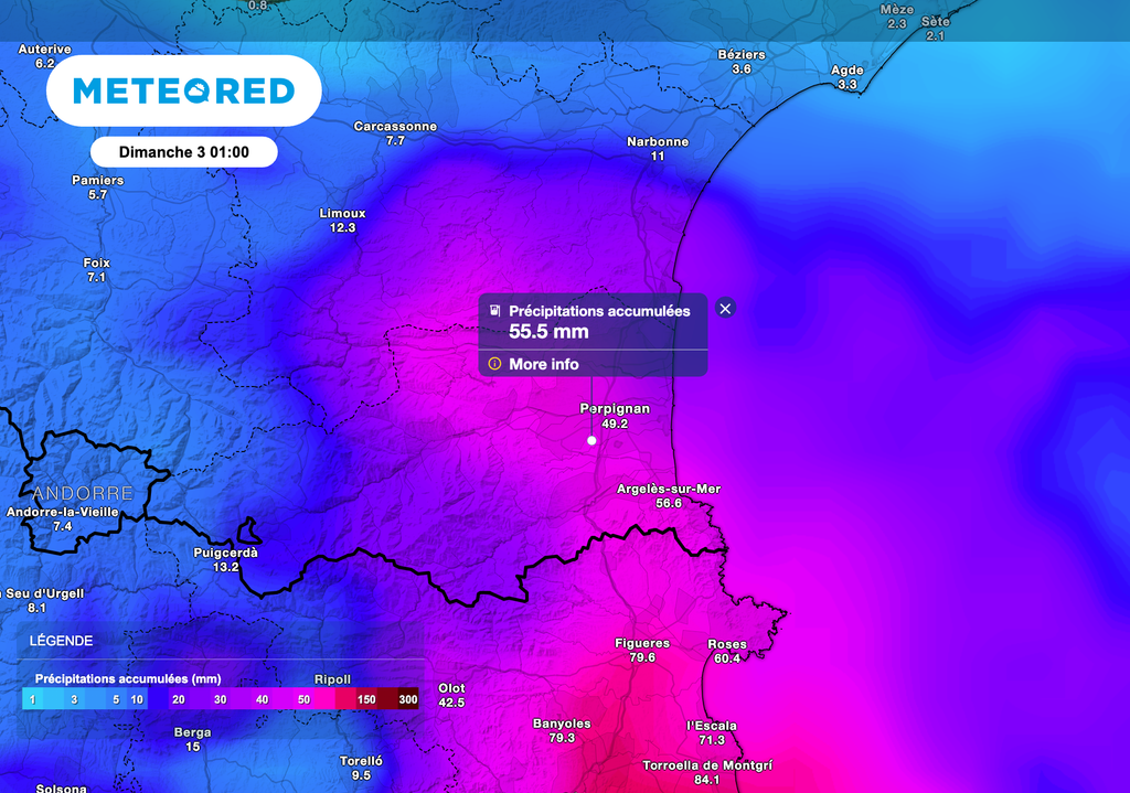 Des pluies bénéfiques attendues sur le Roussillon au cours des prochains jours !