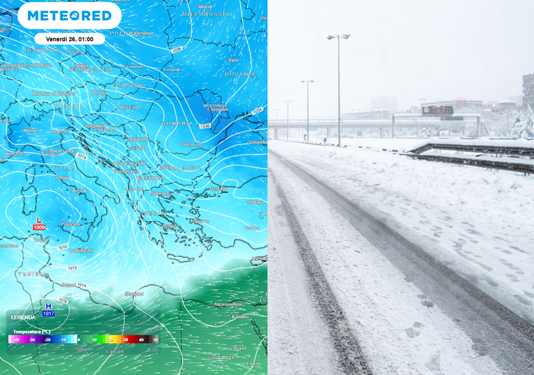 Meteo Natale: nevicate imminenti e abbondanti in montagna e poi? Il gelo russo punta l'Italia per fine anno?