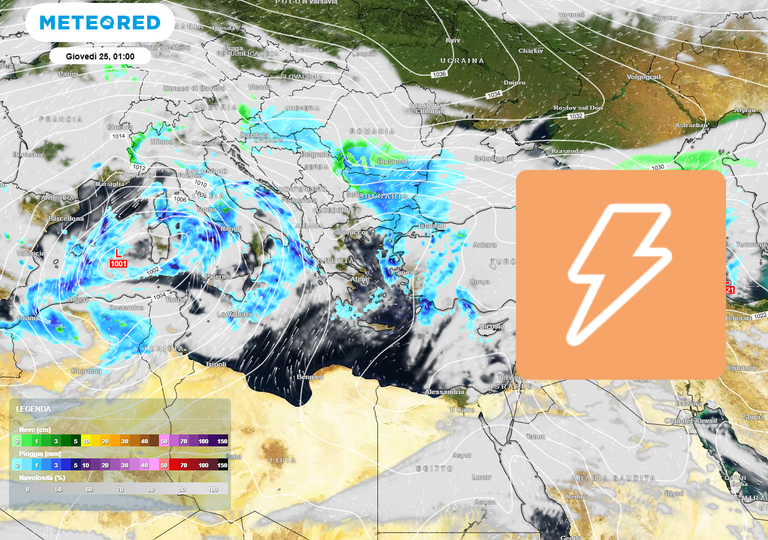 Meteo Natale: attenzione a quel ciclone sui mari del Sud che causer&agrave; piogge e nevicate, ecco le regioni pi&ugrave; colpite