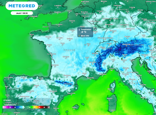 M&eacute;t&eacute;o : neige et froid en France pour le Nouvel An ? Quelles r&eacute;gions touch&eacute;es ?